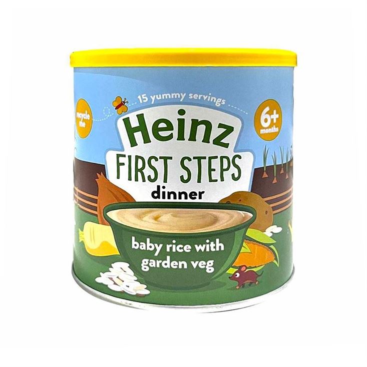Heinz First Steps Baby Rice with Garden Veg - 200g for 6m+ & above