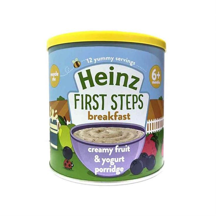 Heinz First Steps Creamy Fruit & Yogurt Porridge For Babies - 240g 6m+