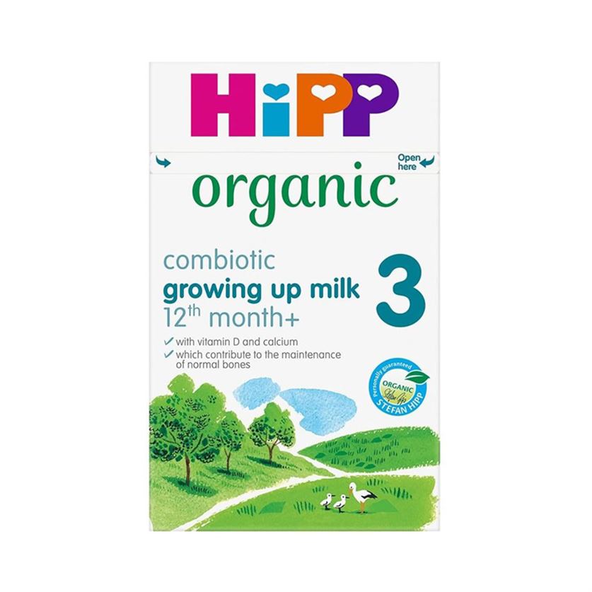 Hipp Organic Combiotic Growing up Baby Milk Formula, Stage 3 - 600gms, 12+m