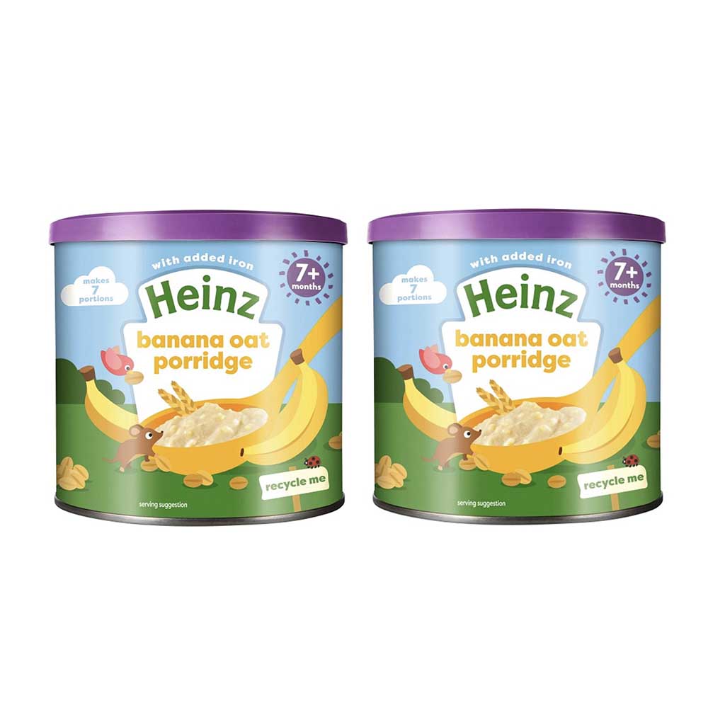Heinz First Steps Oaty Banana Porridge For Babies - 240g 7m+, Pack of 2