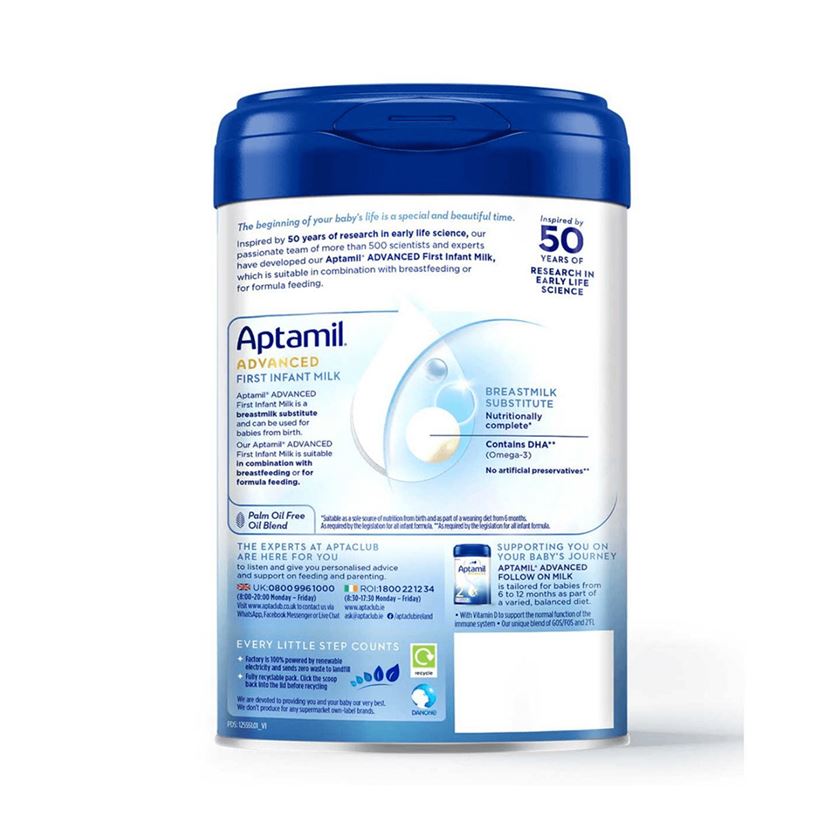 Buy Aptamil 3 Toddler Baby Milk Powder Formula, 1-2 Years, 800g (Pack of 6)  - Packaging May Vary Online at desertcartINDIA