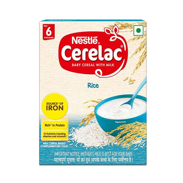 Nestle Cerelac Baby Cereal with Milk & Rice - 6 to12months, 300gms