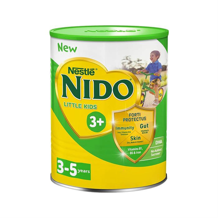 Nestle Nido Little Kids Toddler Baby Milk Formula, 3 to 5years - 400gms (Imported Tin Pack)