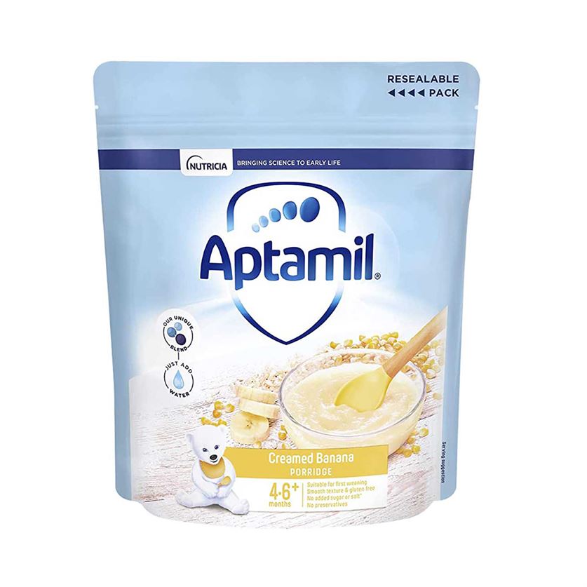 Buy Nutricia Aptamil Baby Porridge with Creamed Banana - 125gms Online in India at uyyaala.com