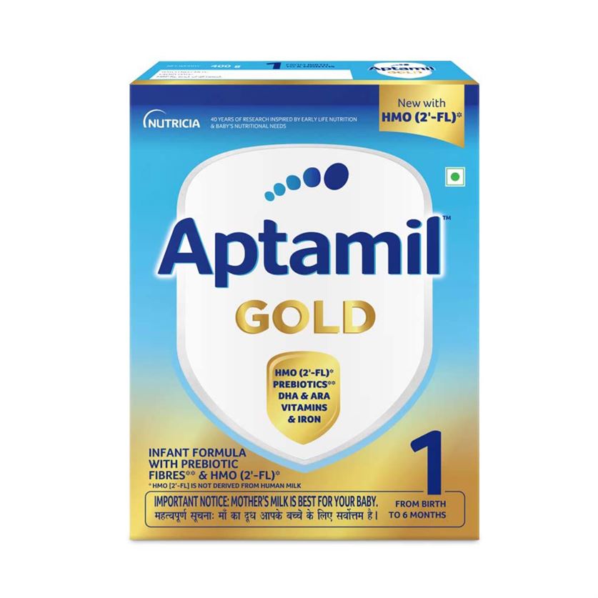 Buy Nutricia Aptamil Gold Infant Baby Milk Formula- 400gms (Refill Pack) Online in India at uyyaala.com