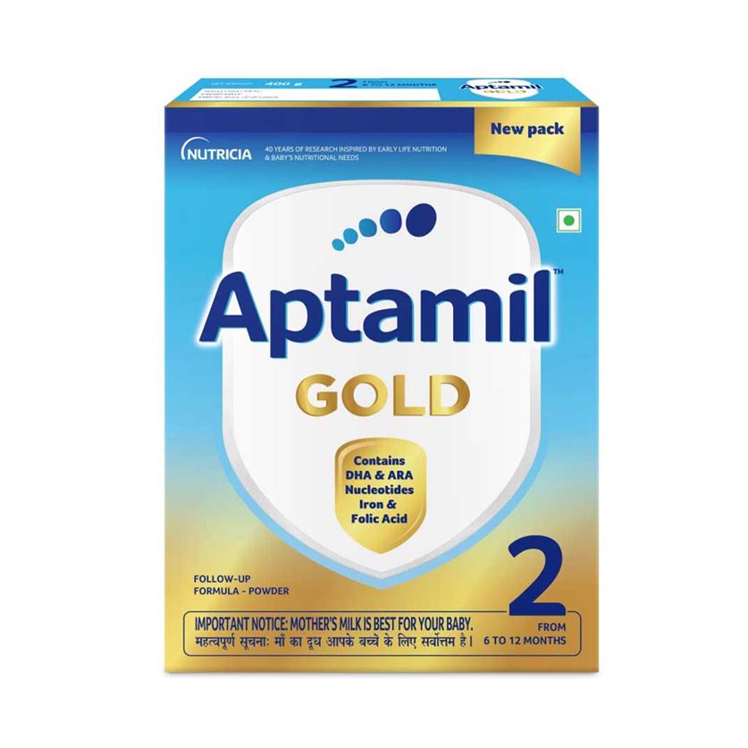 Buy Nutricia Aptamil Gold Follow Up Baby Milk Formula, Stage - 2 Online in India at uyyaala.com