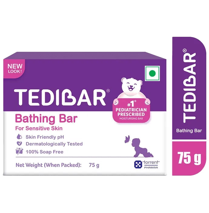 Buy Curatio Tedibar Bathing Soap Bar for Small Baby & Children - 75gms Online in India at uyyaala.com