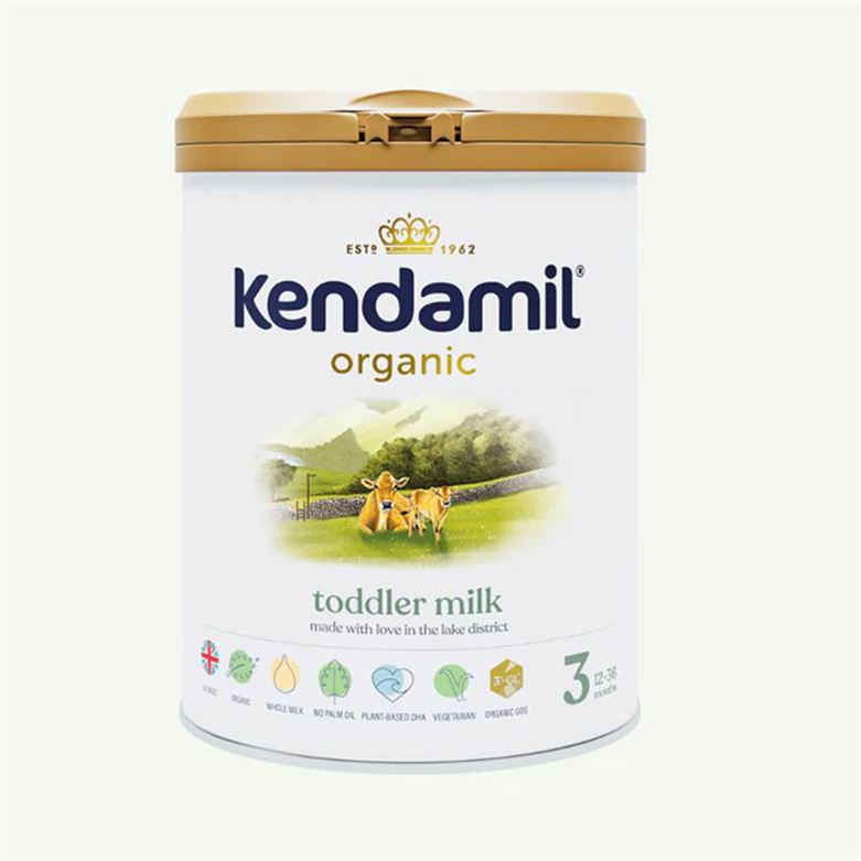 Kendamil Organic Toddler Milk Formula Stage 3 - 800g, 12-36 months +