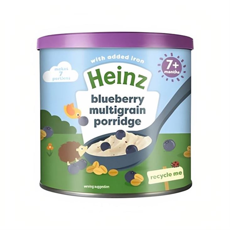 Heinz First Steps Blueberry Multigrain Porridge for Babies - 240gms, 7+months