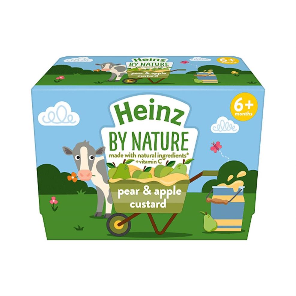 Buy Heinz by Nature Pear & Apple Custard For Babies Online in India at uyyaala.com