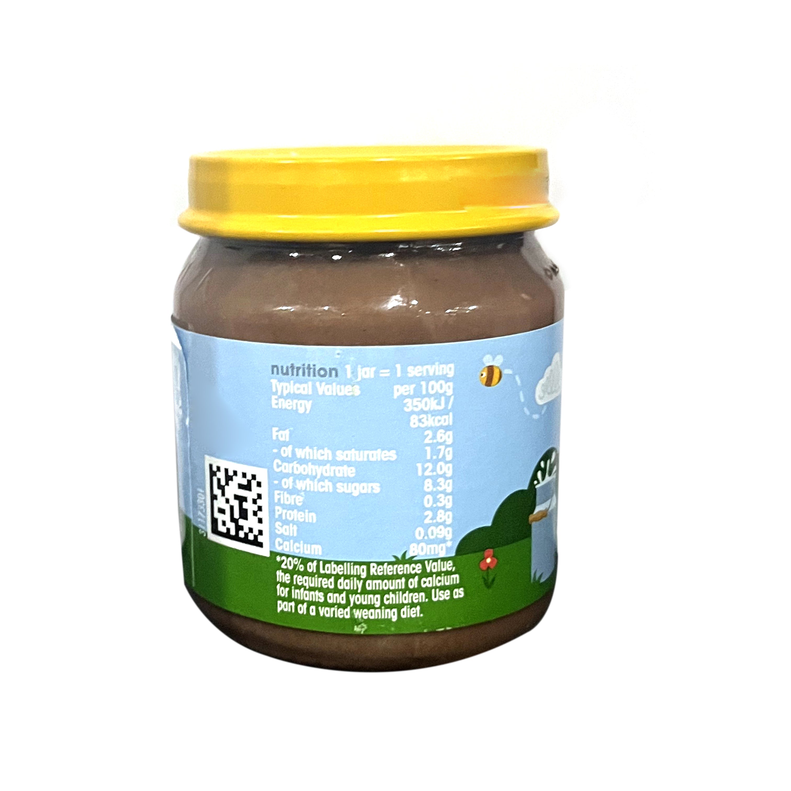 HEINZ Natural Chocolate Pudding For Babies - 6 Months +,120 gms