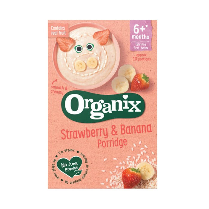 Buy Organix Strawberry & Banana Porridge for Babies Online in India at uyyaala.com