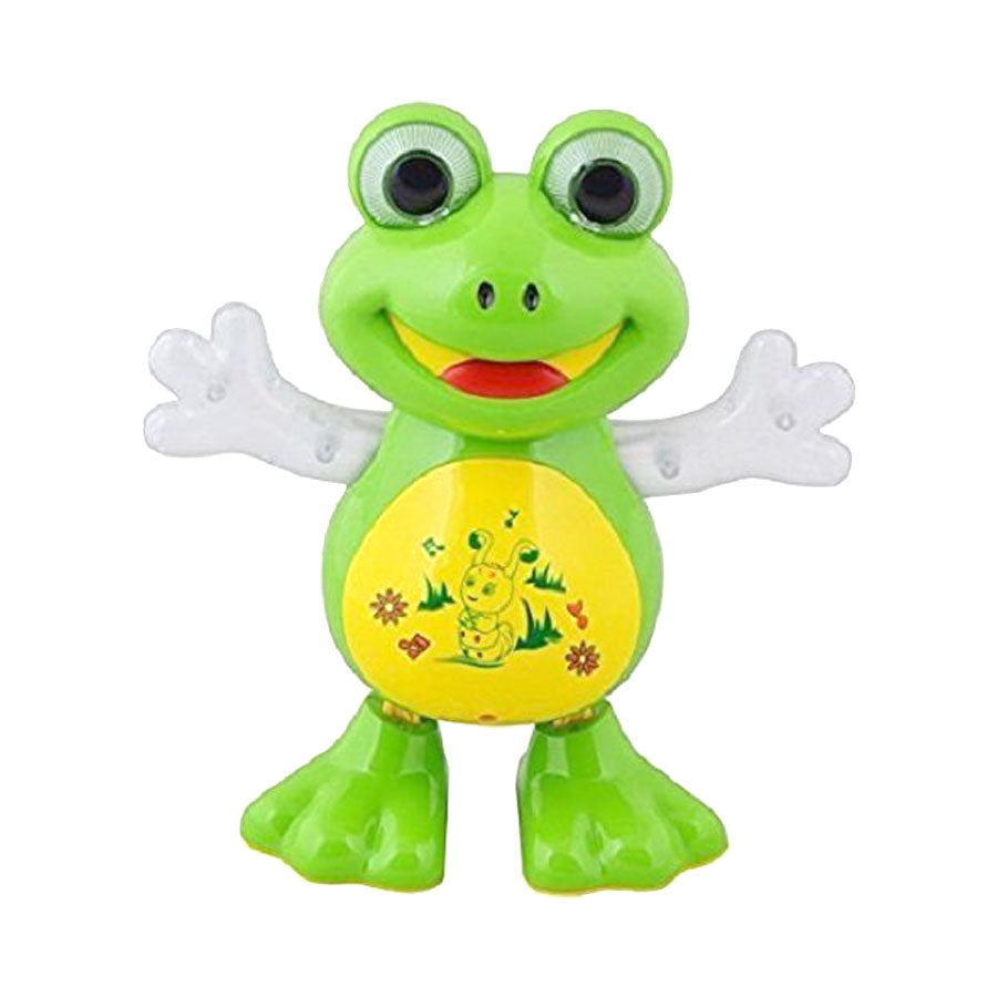 Dancing Frog Battery Operated Toy With Lights & Music - 3+Y, Green