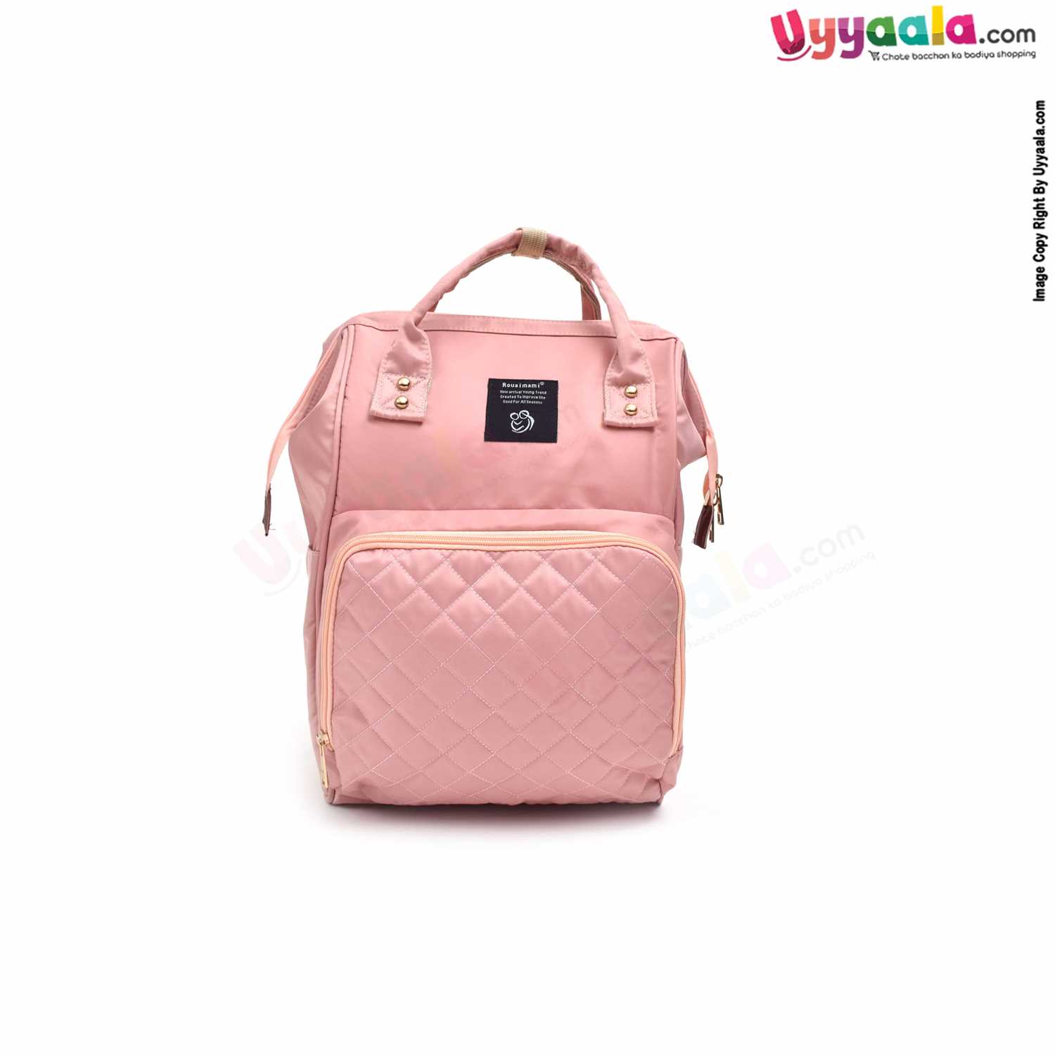 Mother's back pack (diaper bag) comfortable for travelling mothers, premium quality, size(45*34cm) - Pink