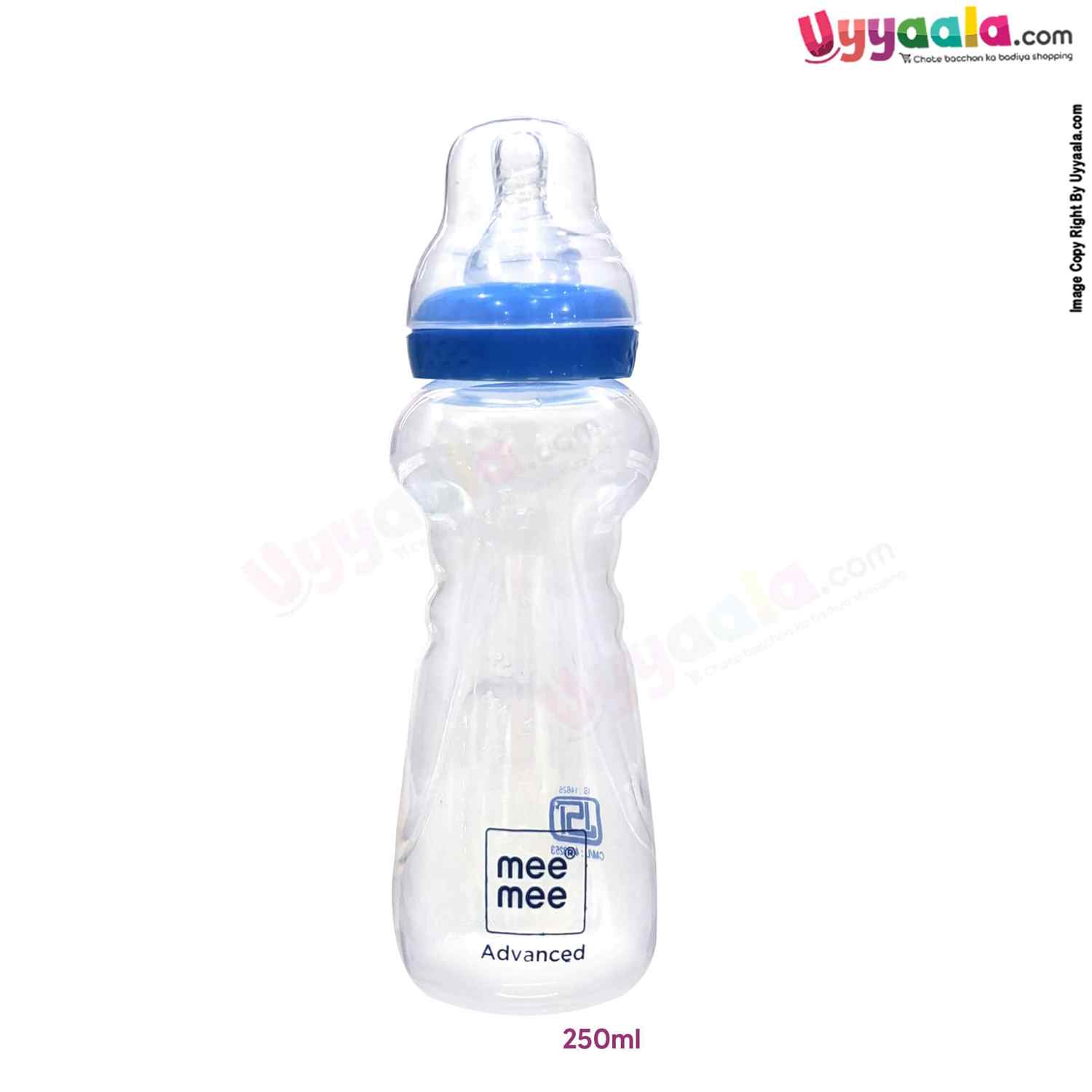 MEE MEE Feeding Bottle Narrow Neck Advanced Milk Safe 250ml 3+m Age