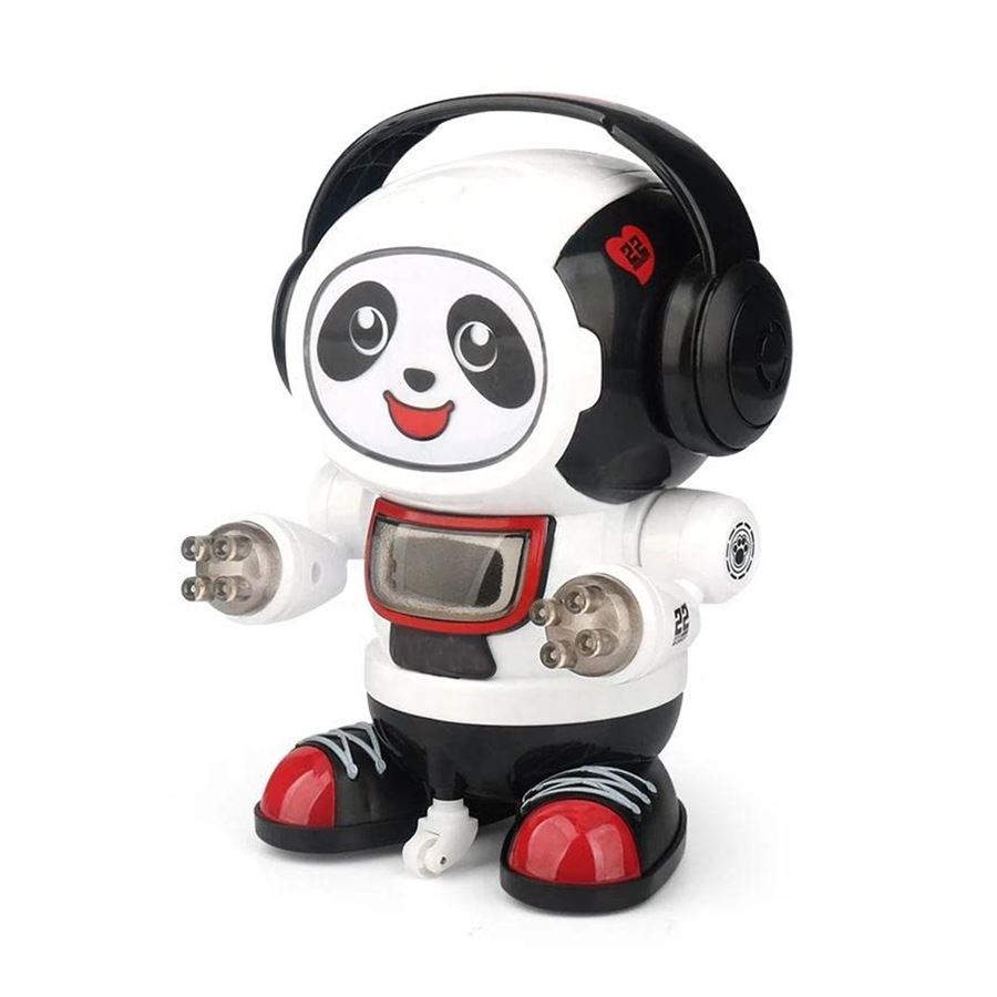 Panda Robot Battery Operated Toy with Music & Lights 3+Years - White