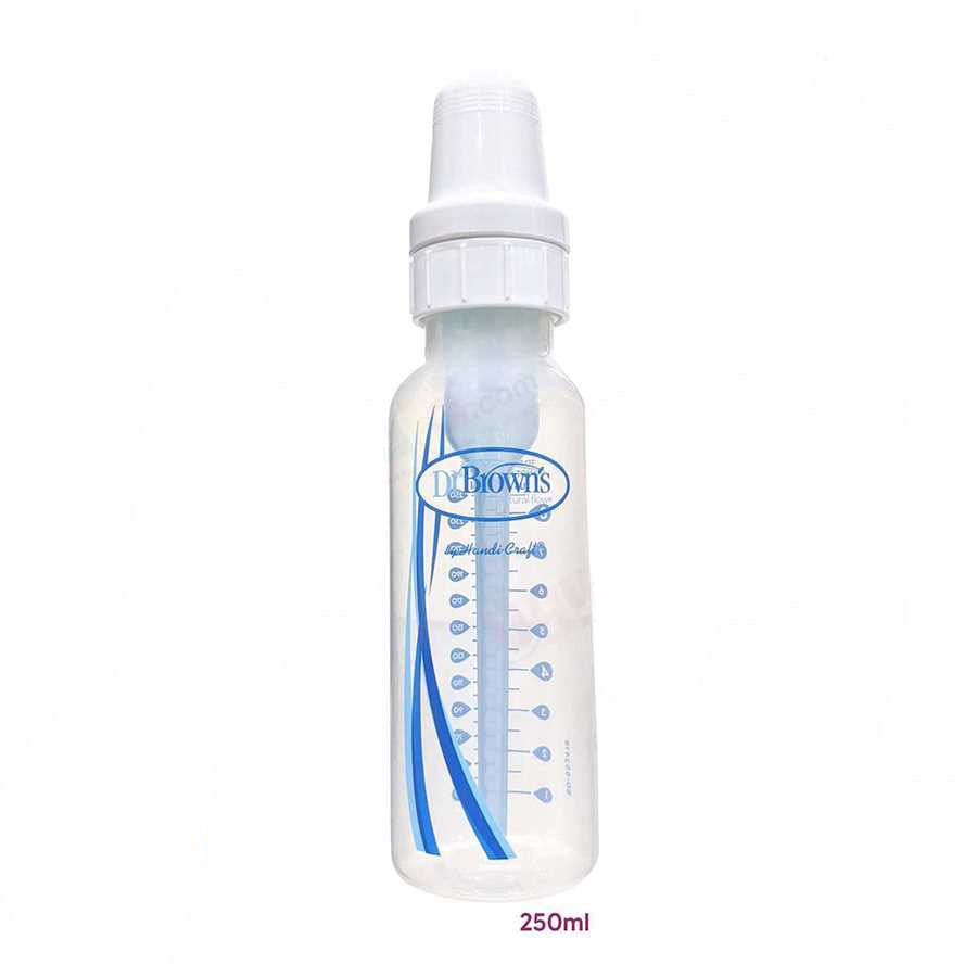 Dr Browns feeding Bottle with vent narrow neck 250ml, 0+m