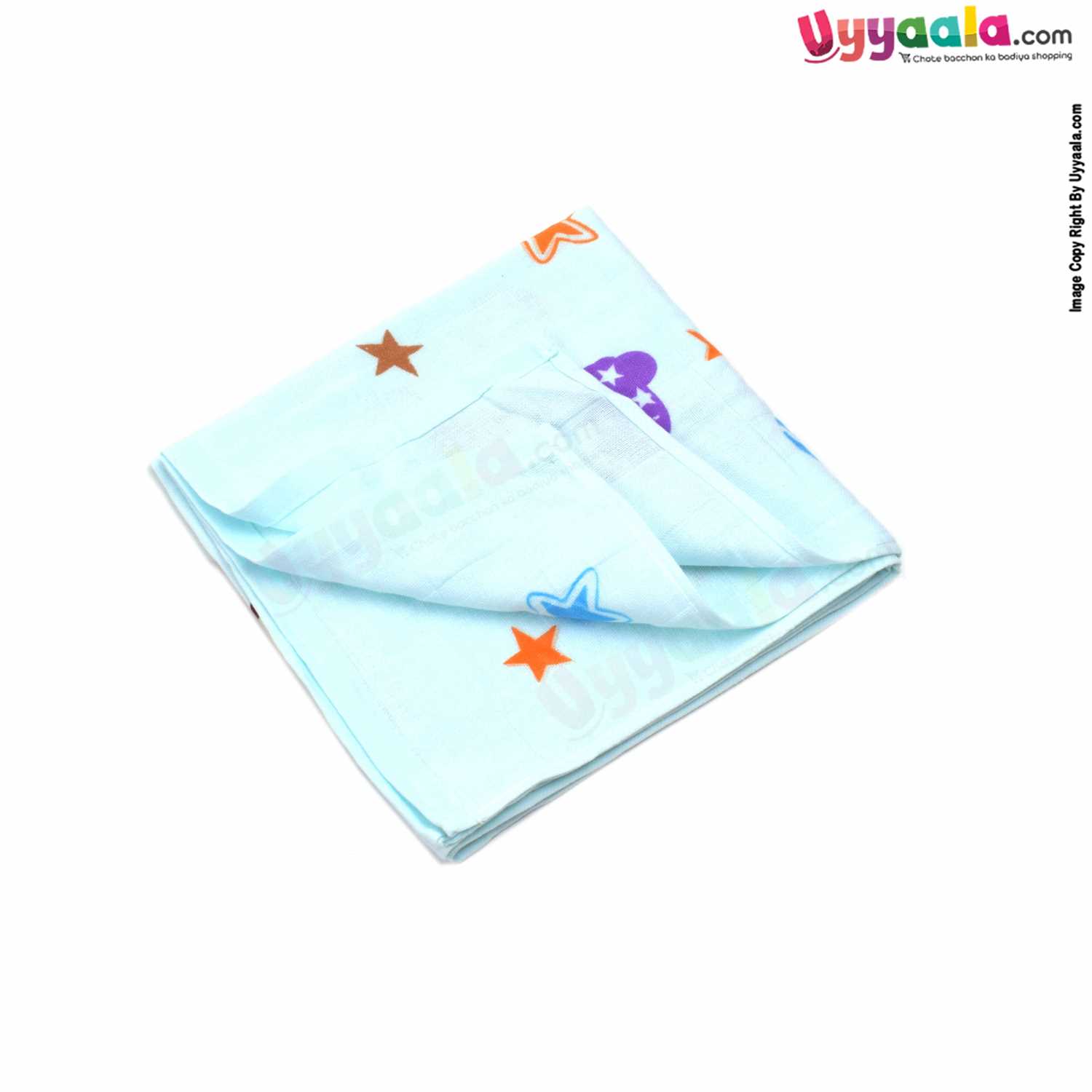 Baby Cotton Towel with Teddy Bear Print 0+m Age