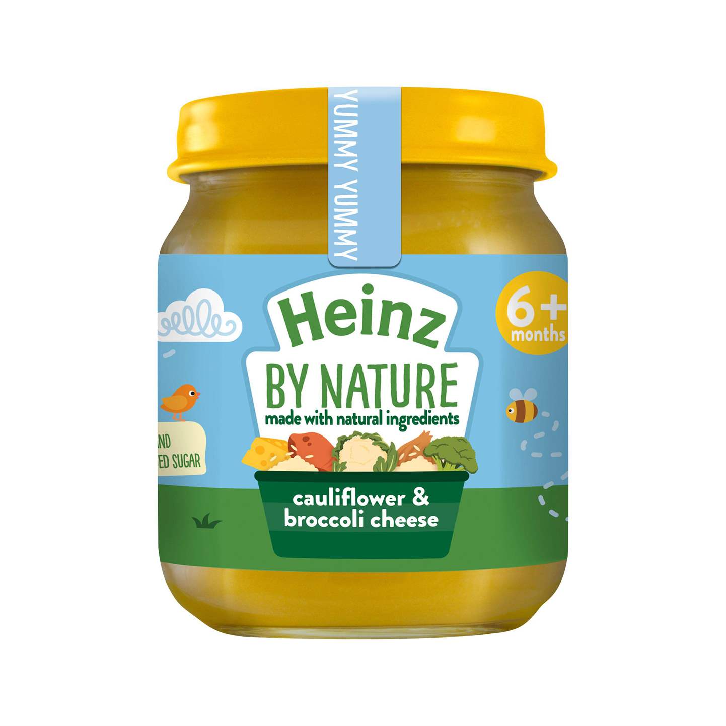 Heinz Natural Cauliflower & Broccoli Cheese Pudding For Babies - 6 Months +,120 gms
