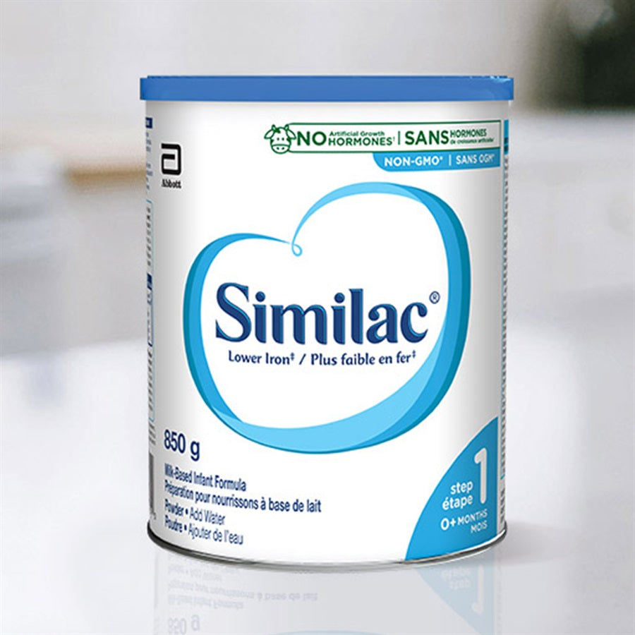 Abbott Similac Step-1 Lower Iron Non-GMO Milk based Infant Formula - 0 Months+, 850g
