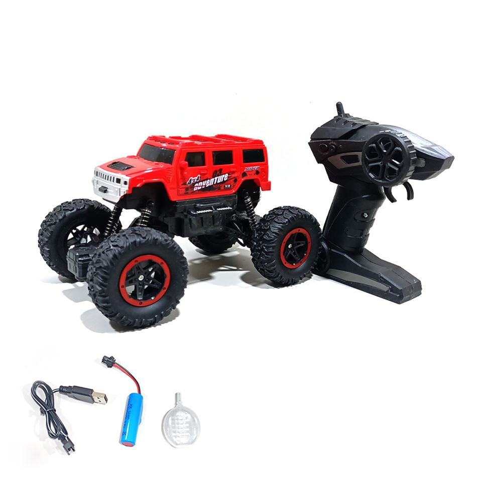 Off Road Remote Control Bonzer Truck For Kids - 6+y, Red