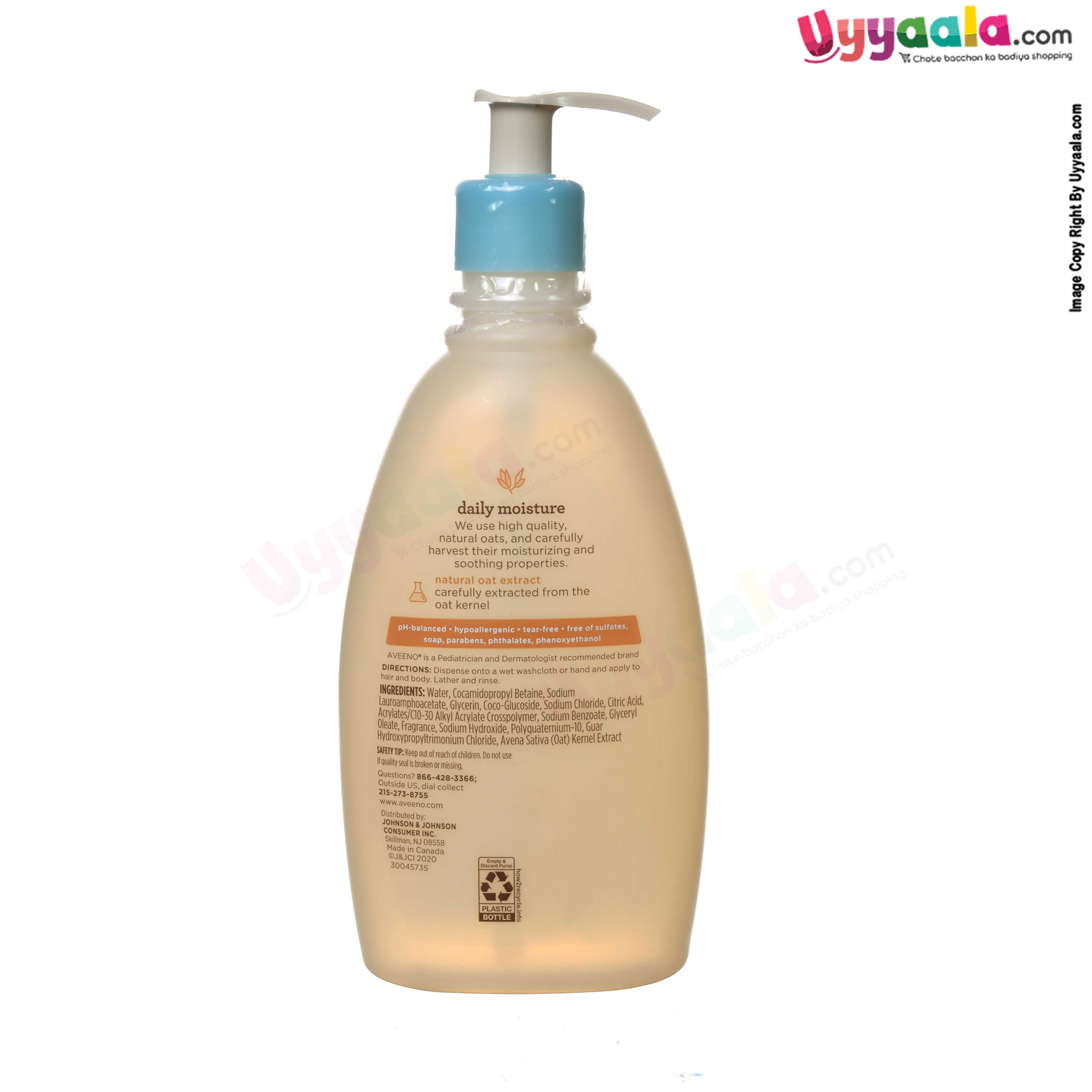 Daily moisture wash & shampoo for babies