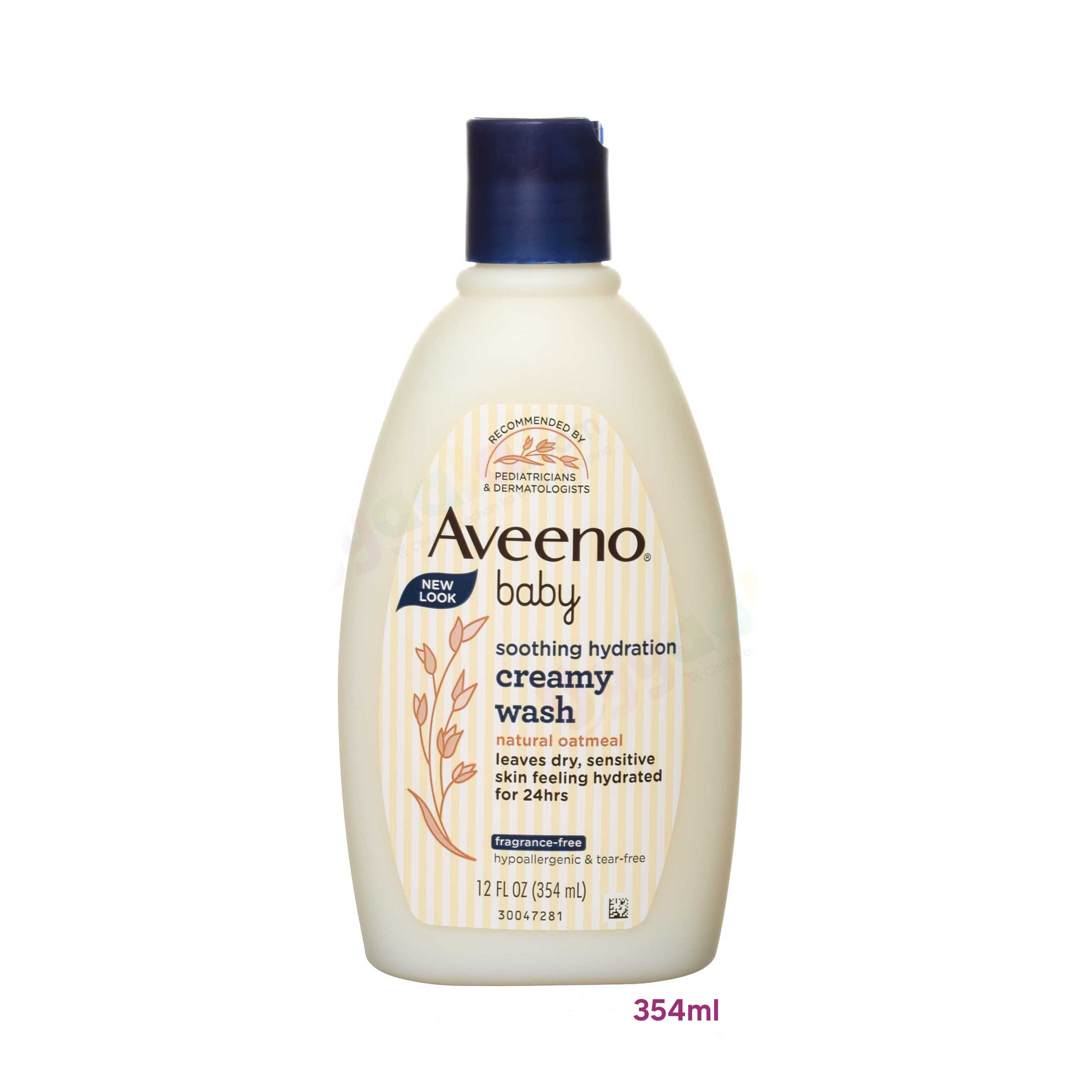AVEENO BABY Creamy wash soothing hydration, natural oatmeal - 354 ml