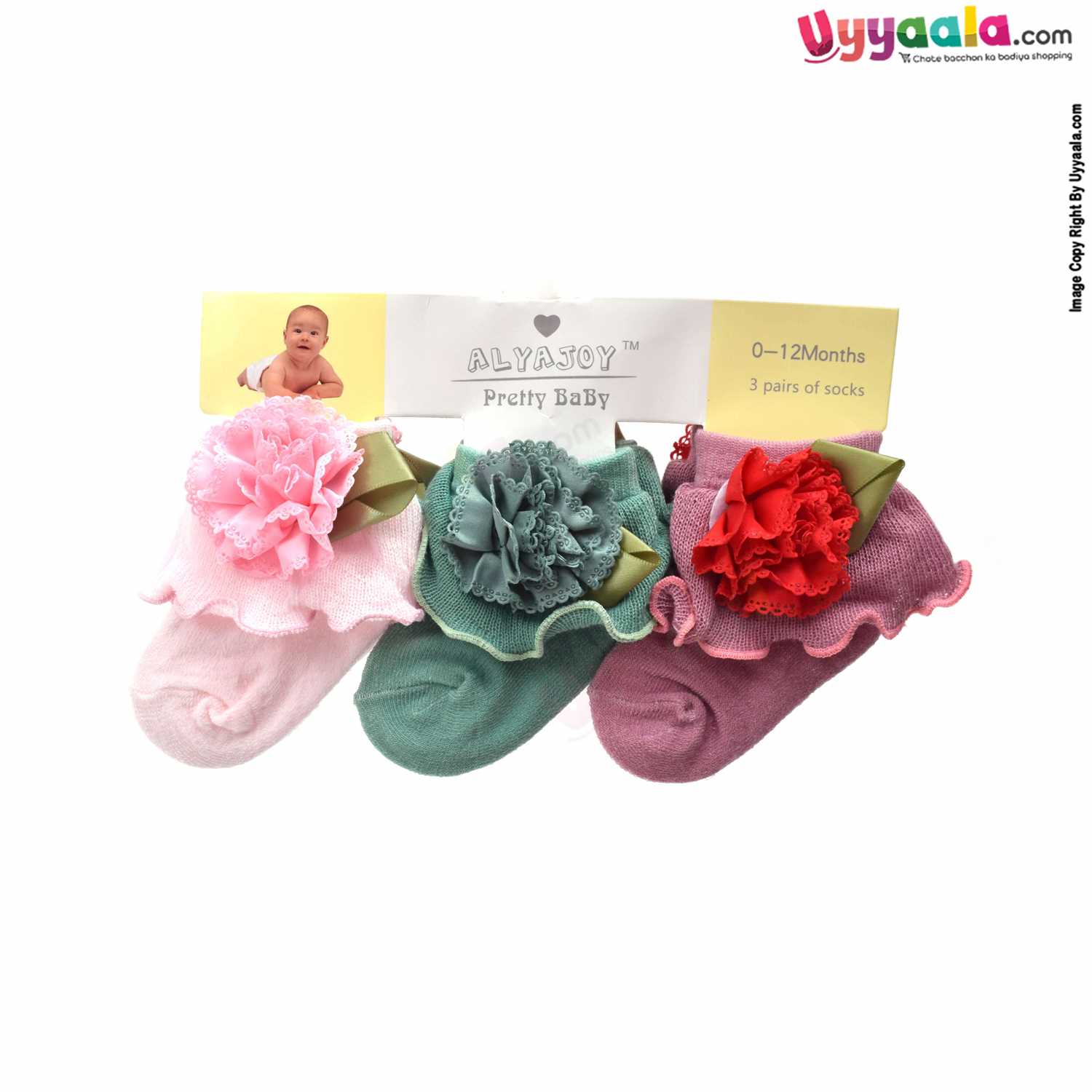 ALYAJOY Hosiery Cotton Socks for Baby Girl