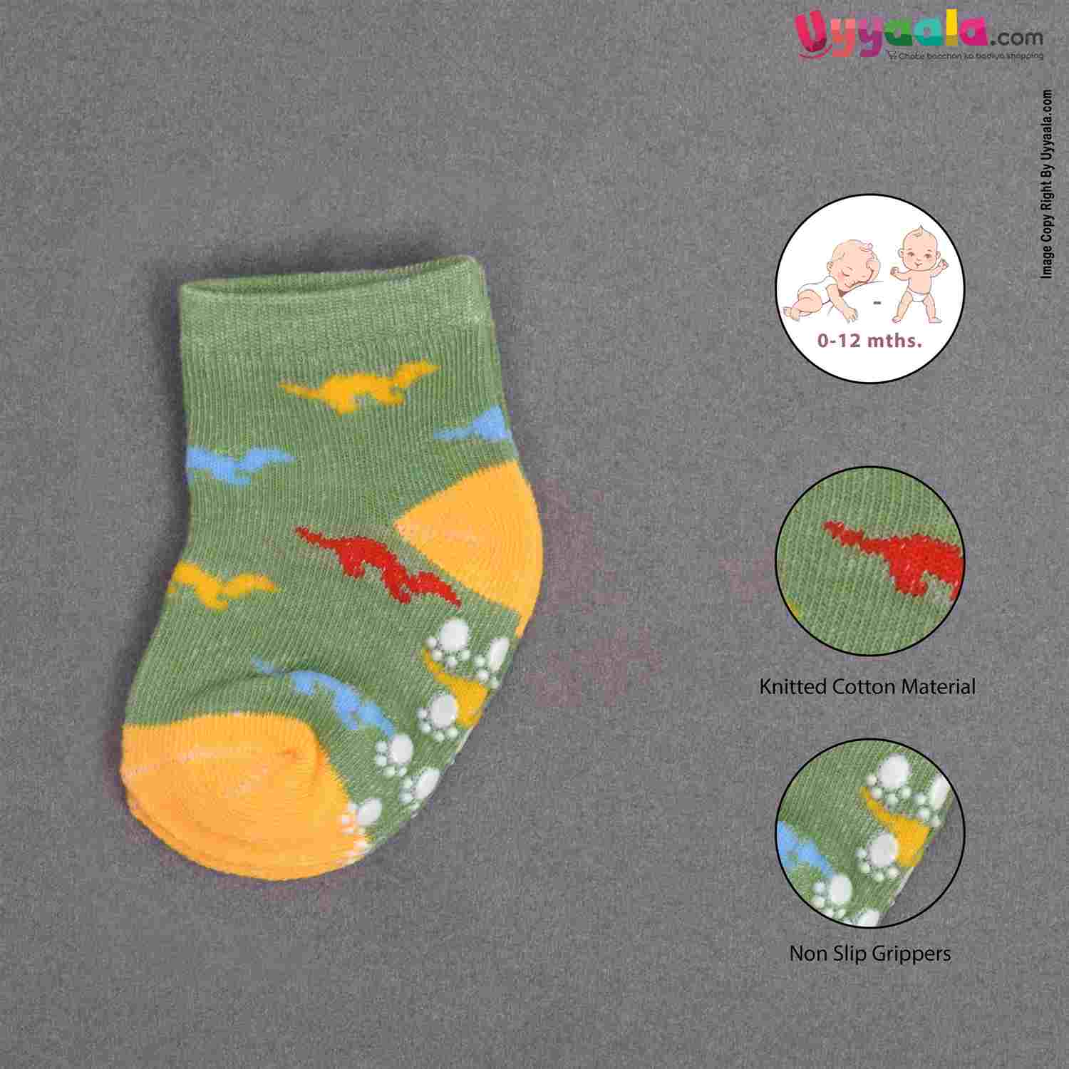 Grip Socks 0-12m Age
