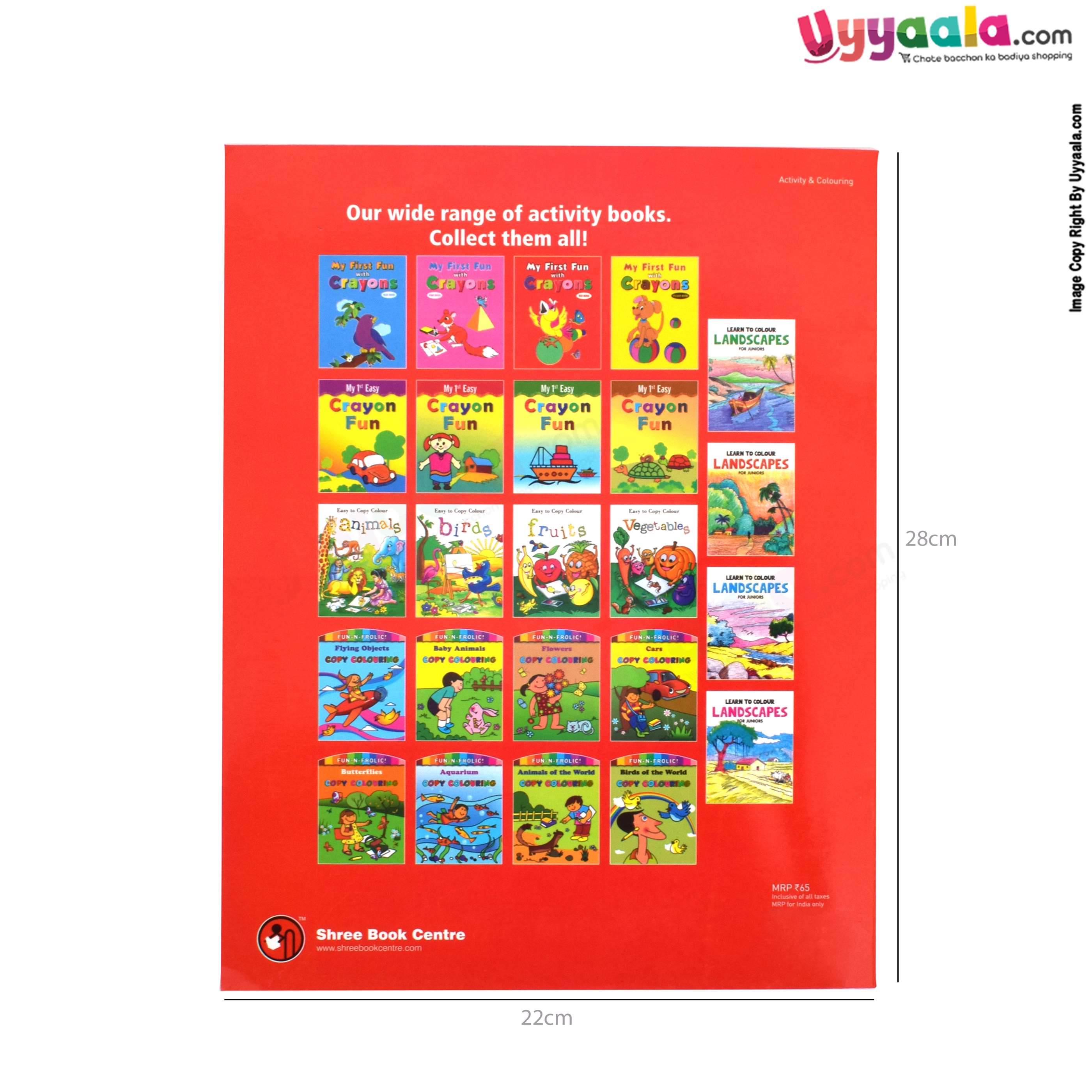 My first fun with crayons, red book - fun activity books, 2 - 6 years