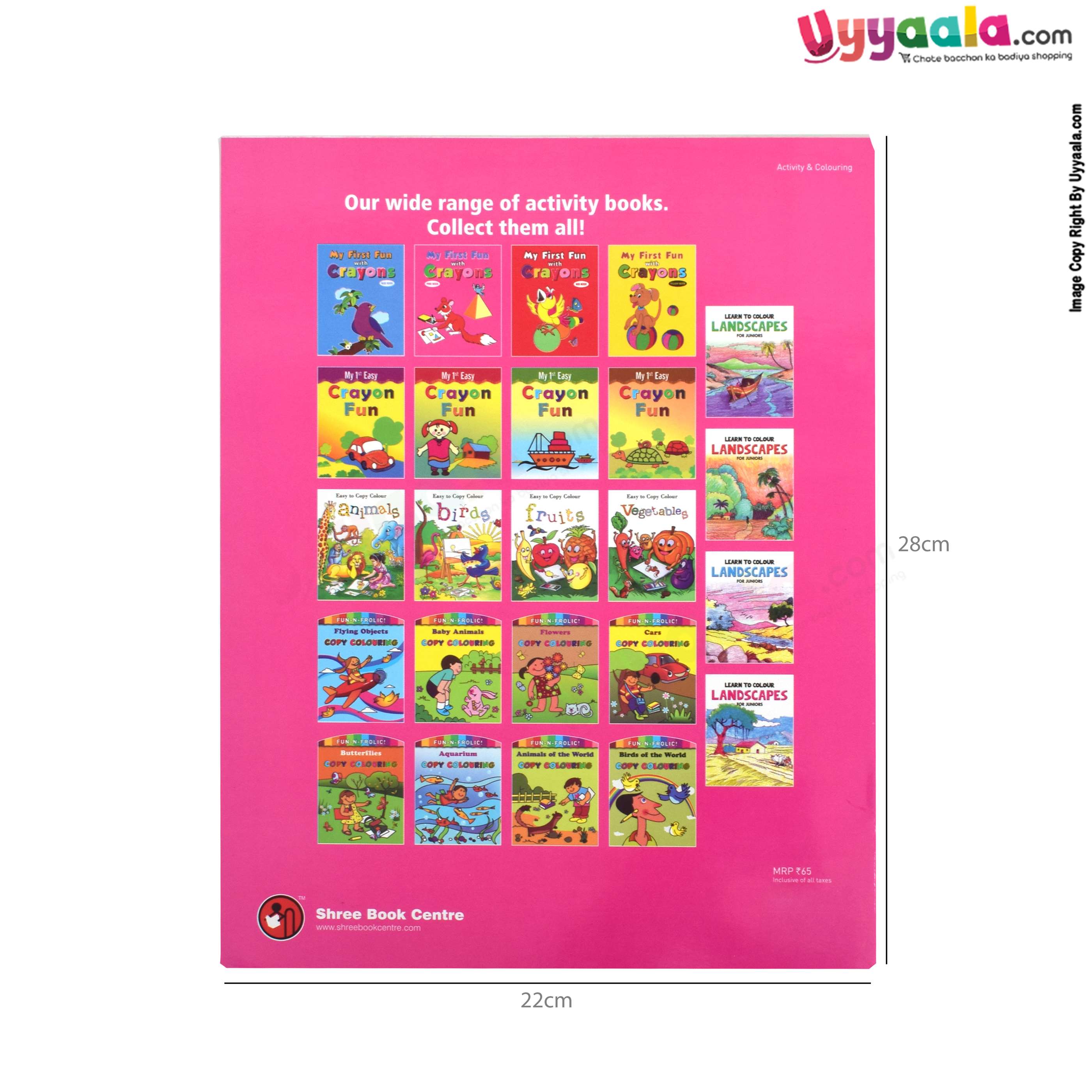 My first fun with crayons, pink book - fun activity books, 2 - 6 years