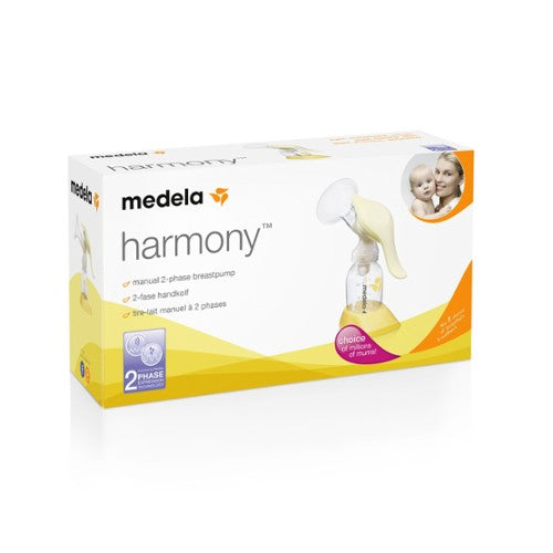 MEDELA Harmony manual breast pump - single hand breast pump, yellow