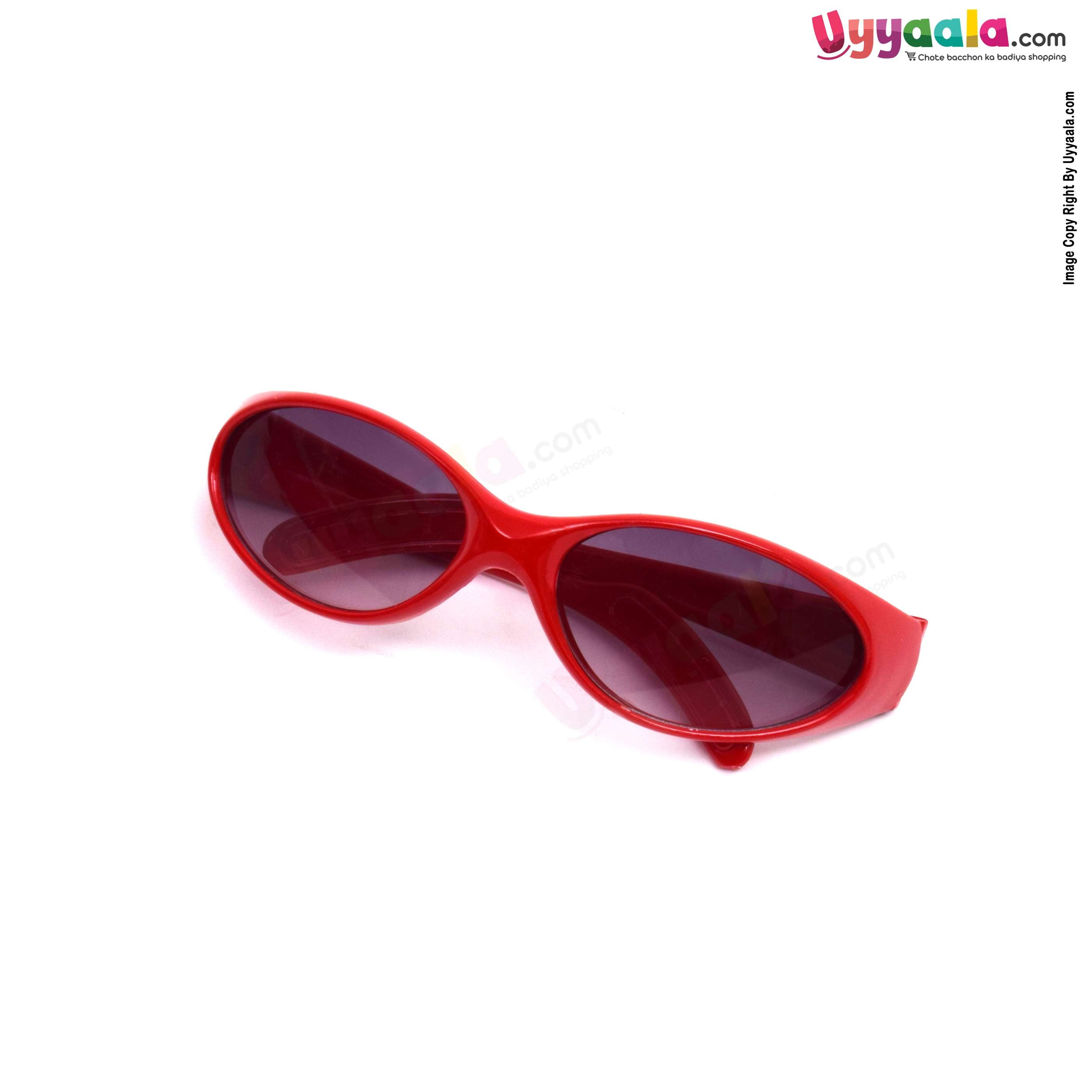 Stylish cat-eye tinted sports sunglasses for kids