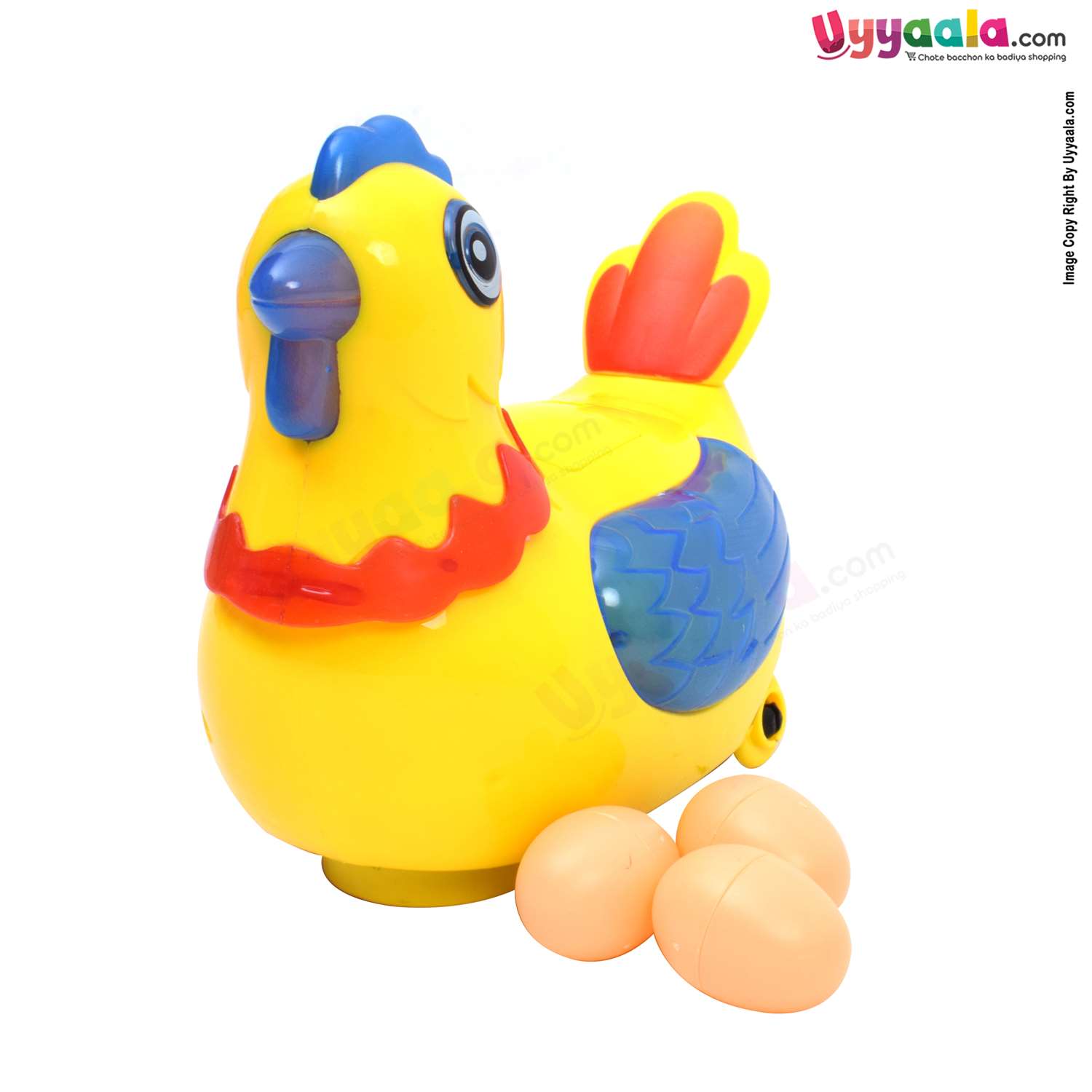 Hen laying eggs battery operated toy for kids