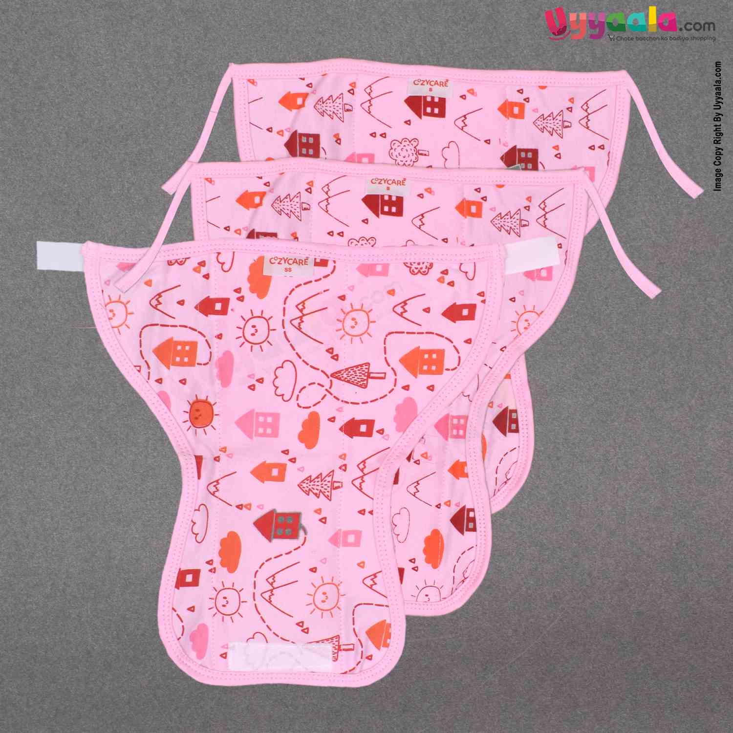 Tying Model Washable Diapers For 0-3m Babies