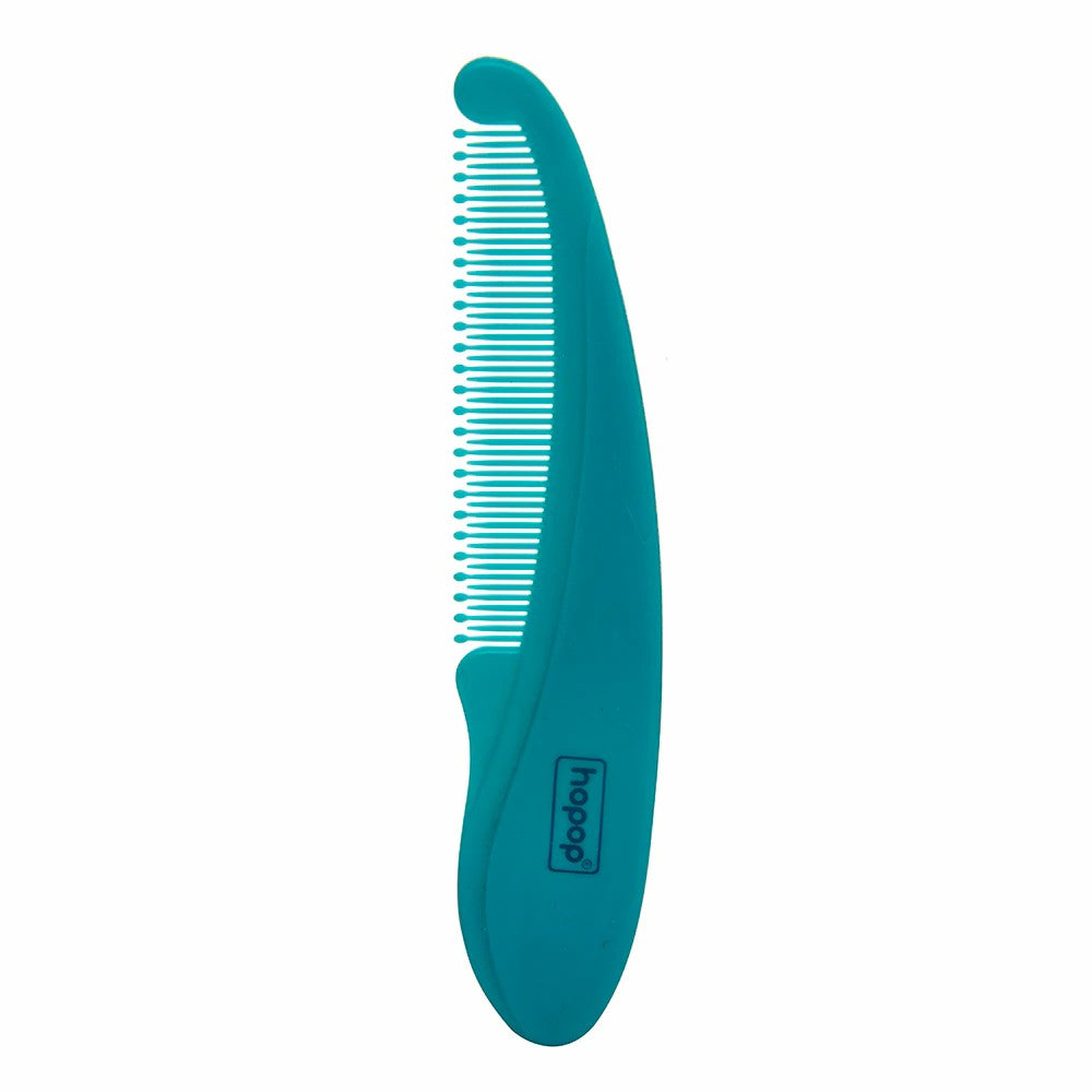 HOPOP Baby Comb With Rounded Teeth - Green 0m+