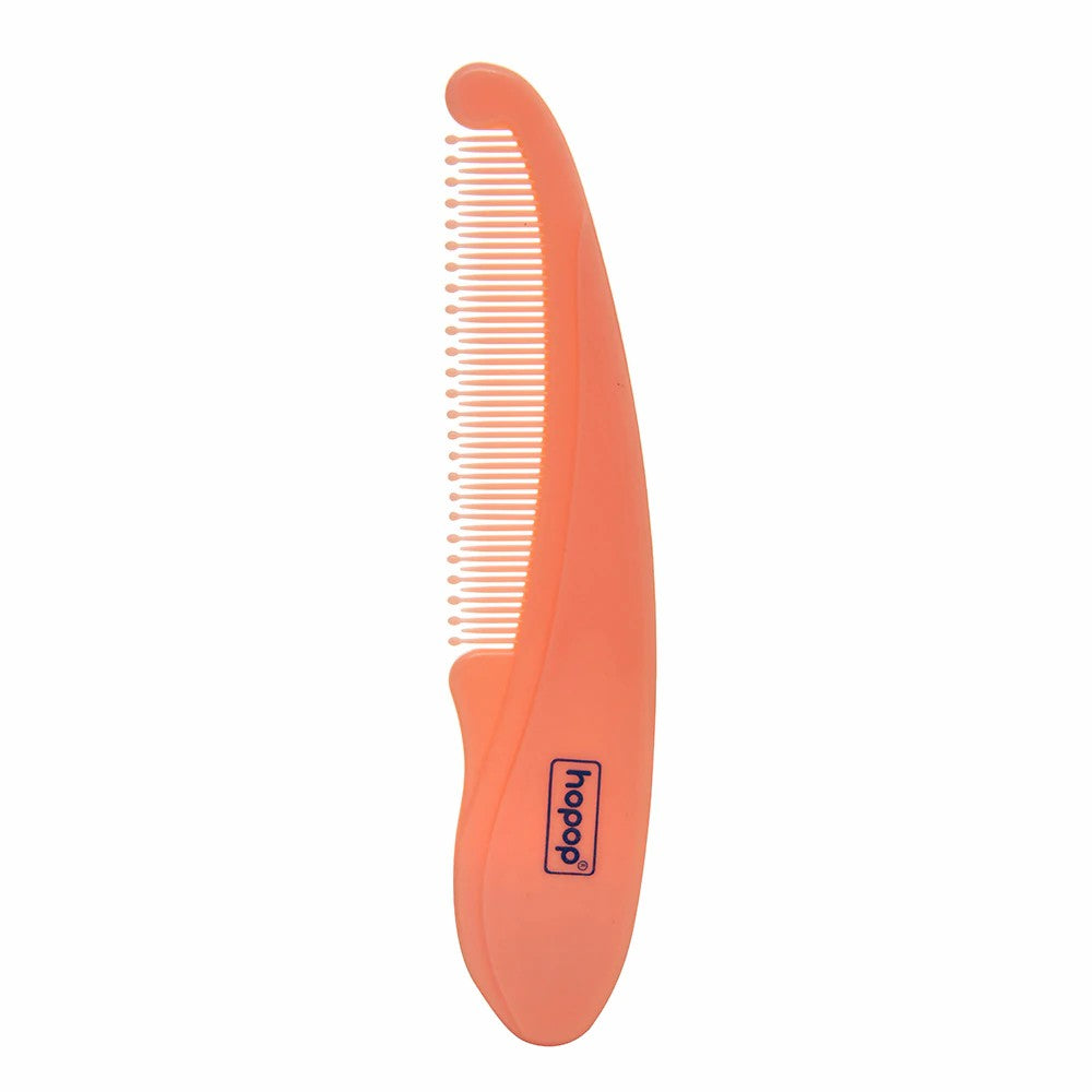 HOPOP Baby Comb With Rounded Teeth - Peach 0m+