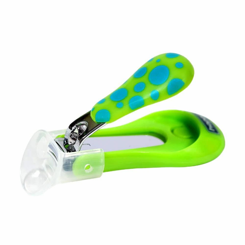HOPOP Safety Nail Clipper With Skin Guard For Babies - Green 0m+