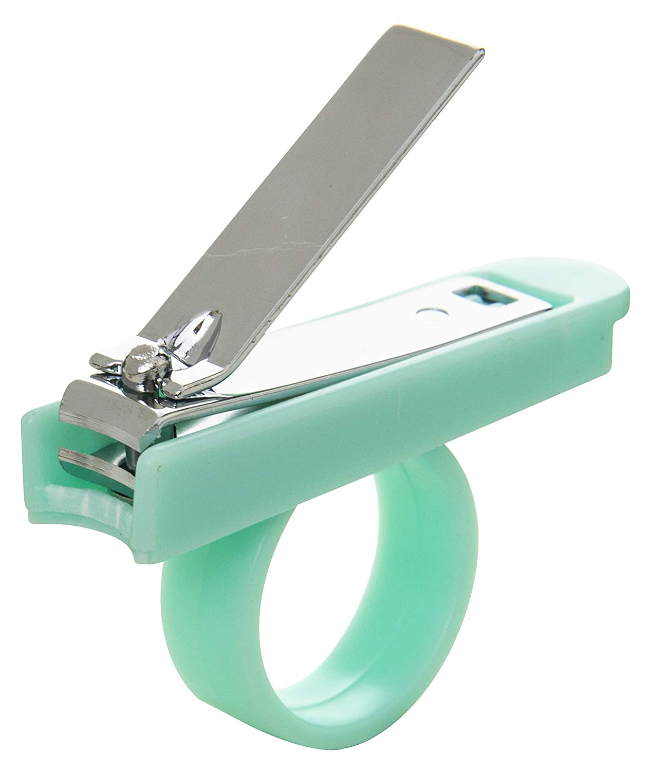 HOPOP Safety Nail Clipper With Finger Grip - Green 0m+