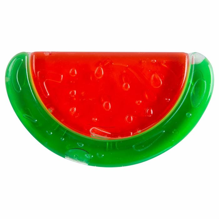 HOPOP Easy Grip Water Filled Cooling Teether For Babies - Watermelon 4m+
