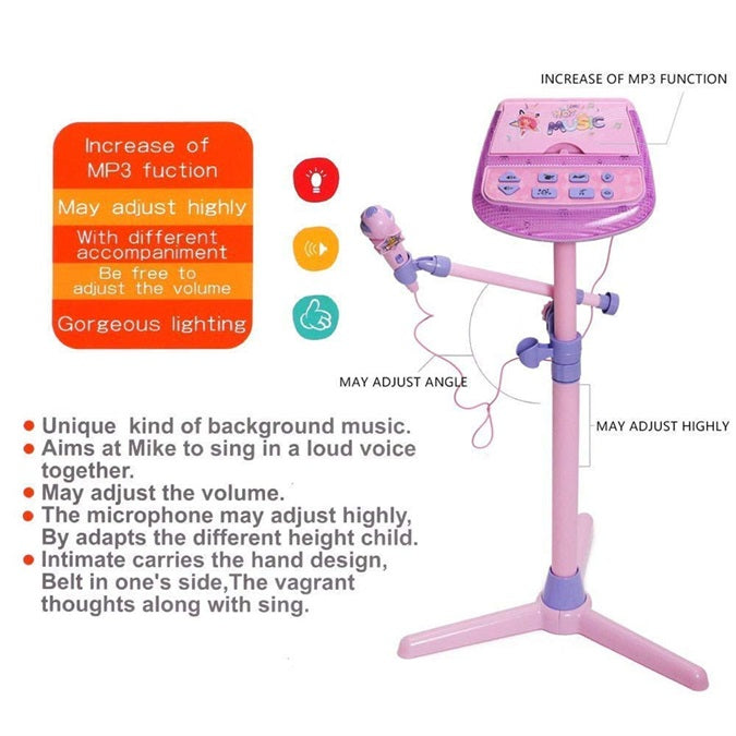 Dream Star Karaoke Microphone Play Set for kids 3+ Years, Pink