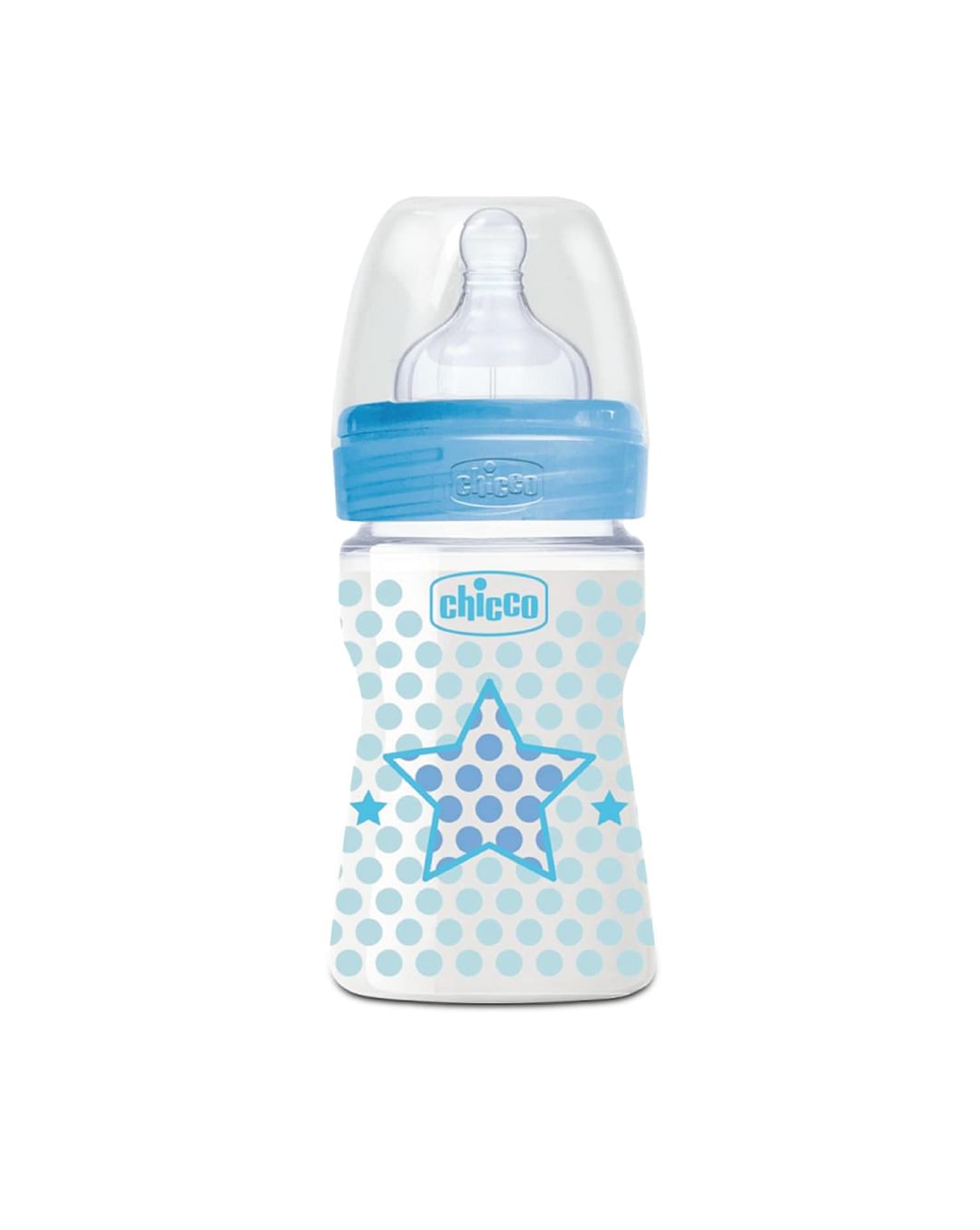 Buy Chicco Anti-Colic Baby Milk Feeding Bottle - Blue Online in India