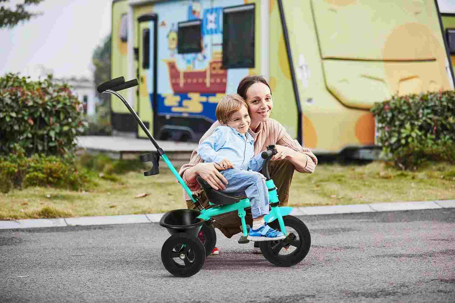 R FOR RABBIT Tiny Toes Grand Baby Tricycle for Kids with Parental Control for 1.5 to 5 Years Kids