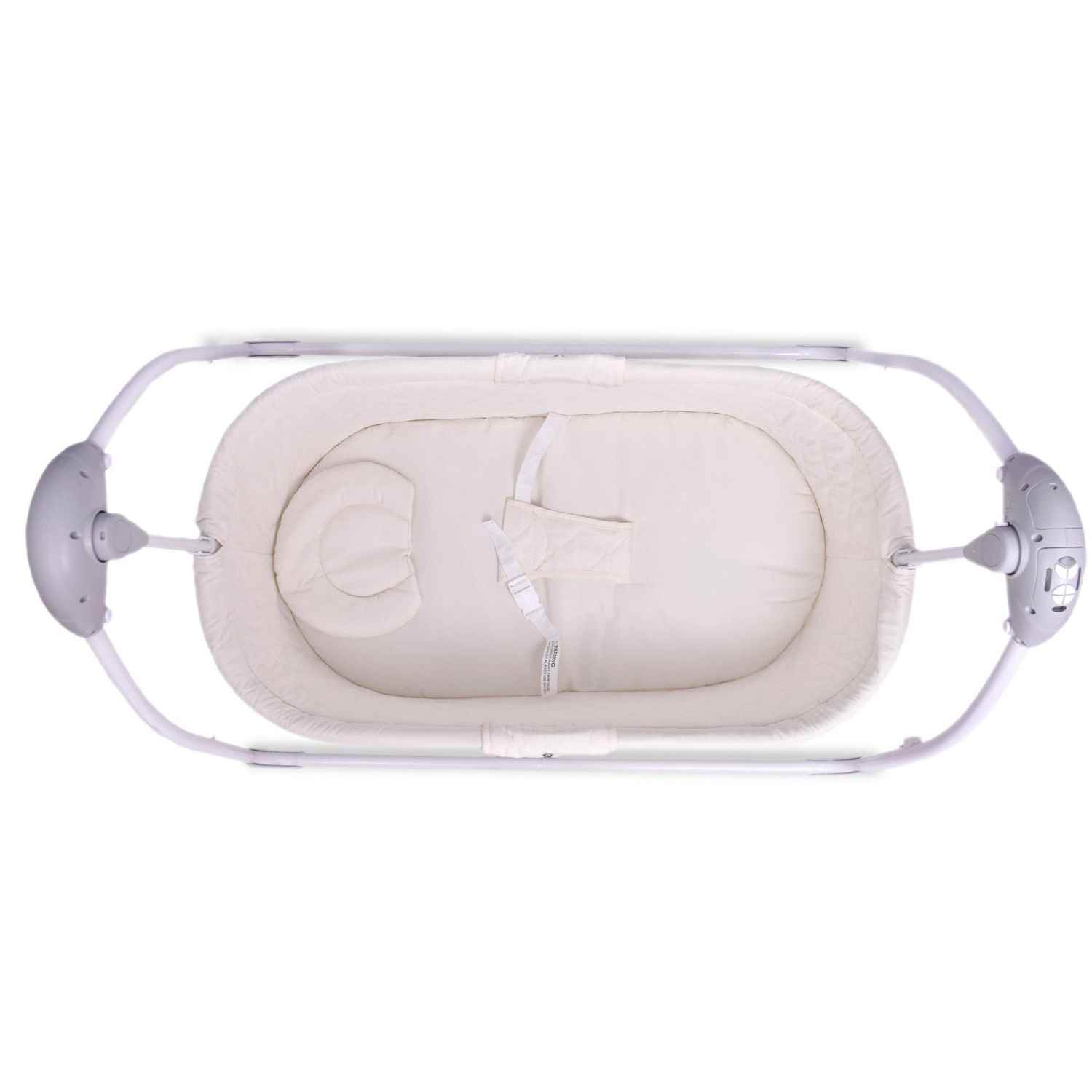 R FOR RABBIT Lullabies Baby Cradle with Remote Control & Mosquito Net - Cream