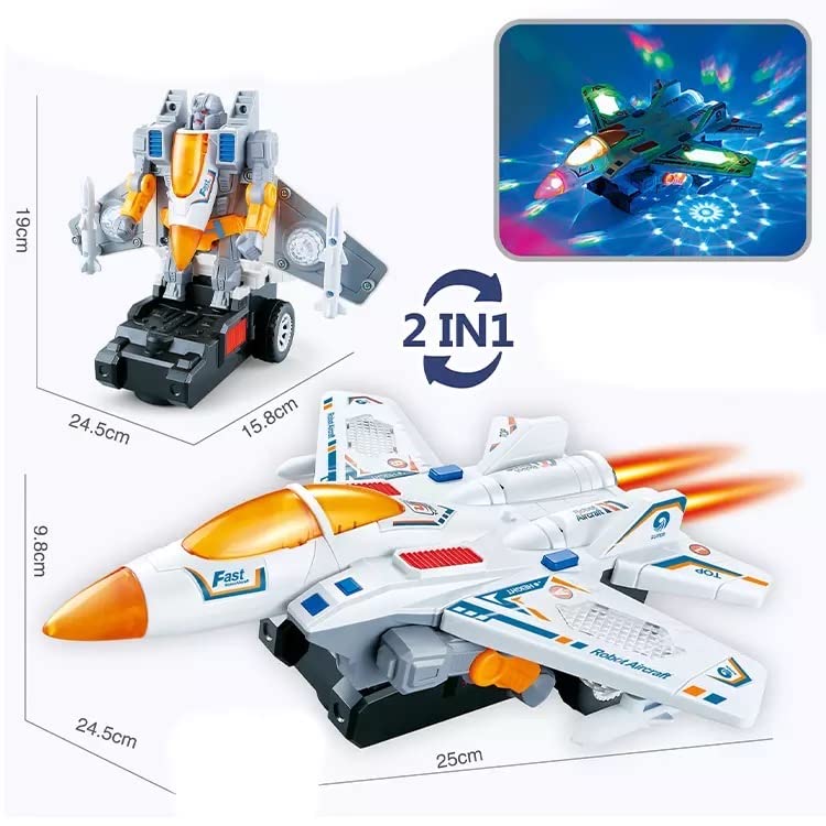 Buy Transformers Plane Robot Battery Toy Online in India