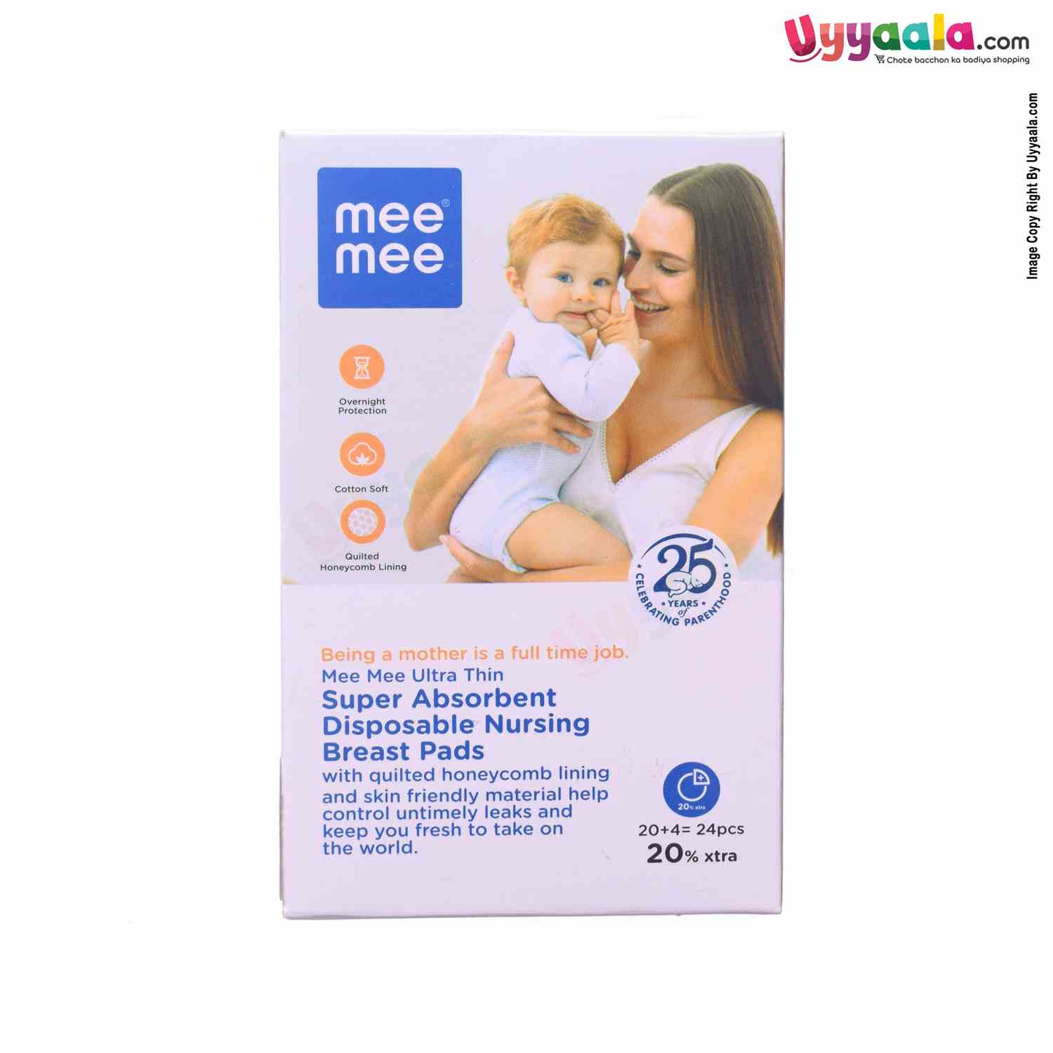 MEE MEE Super Absorbent Disposable Nursing Breast Pads - 24pcs
