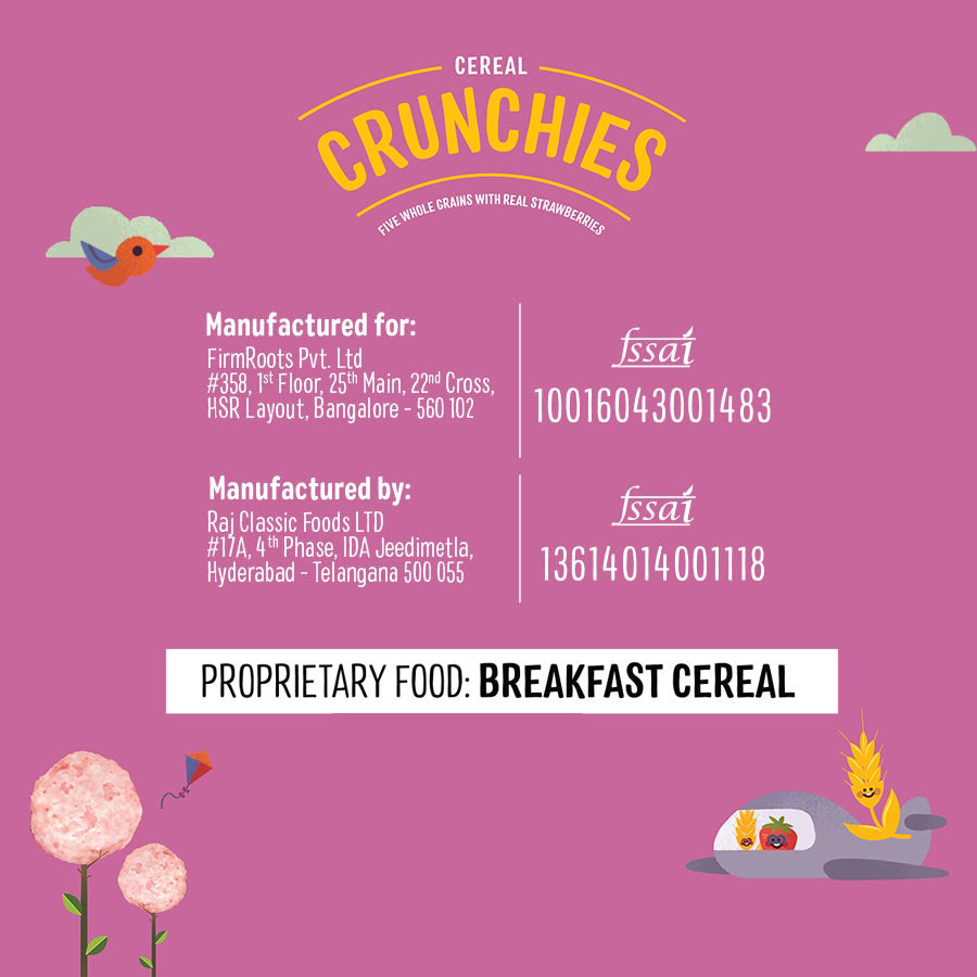 TIMIOS Crunchies Breakfast Cereals 100% Natural & Healthy Food