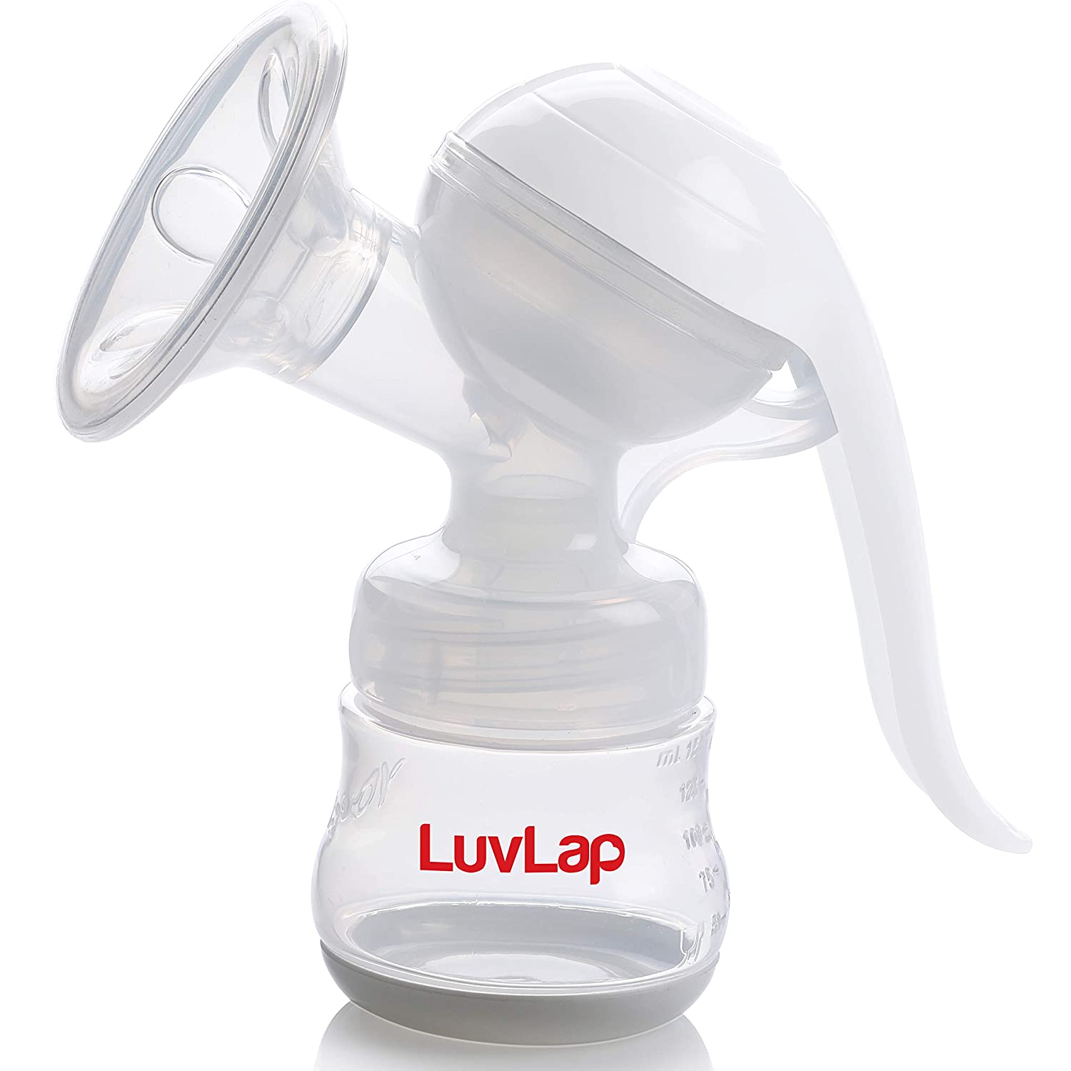 LUVLAP Blossom Manual Breast Pump with 2 Breast Pads Free