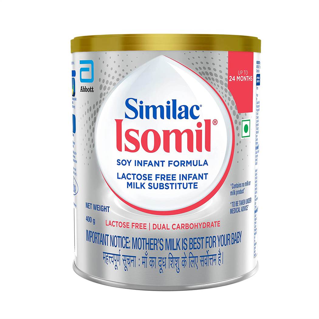 ABBOTT Similac isomil lactose free infant milk substitute, 0 to 24 months - 400g