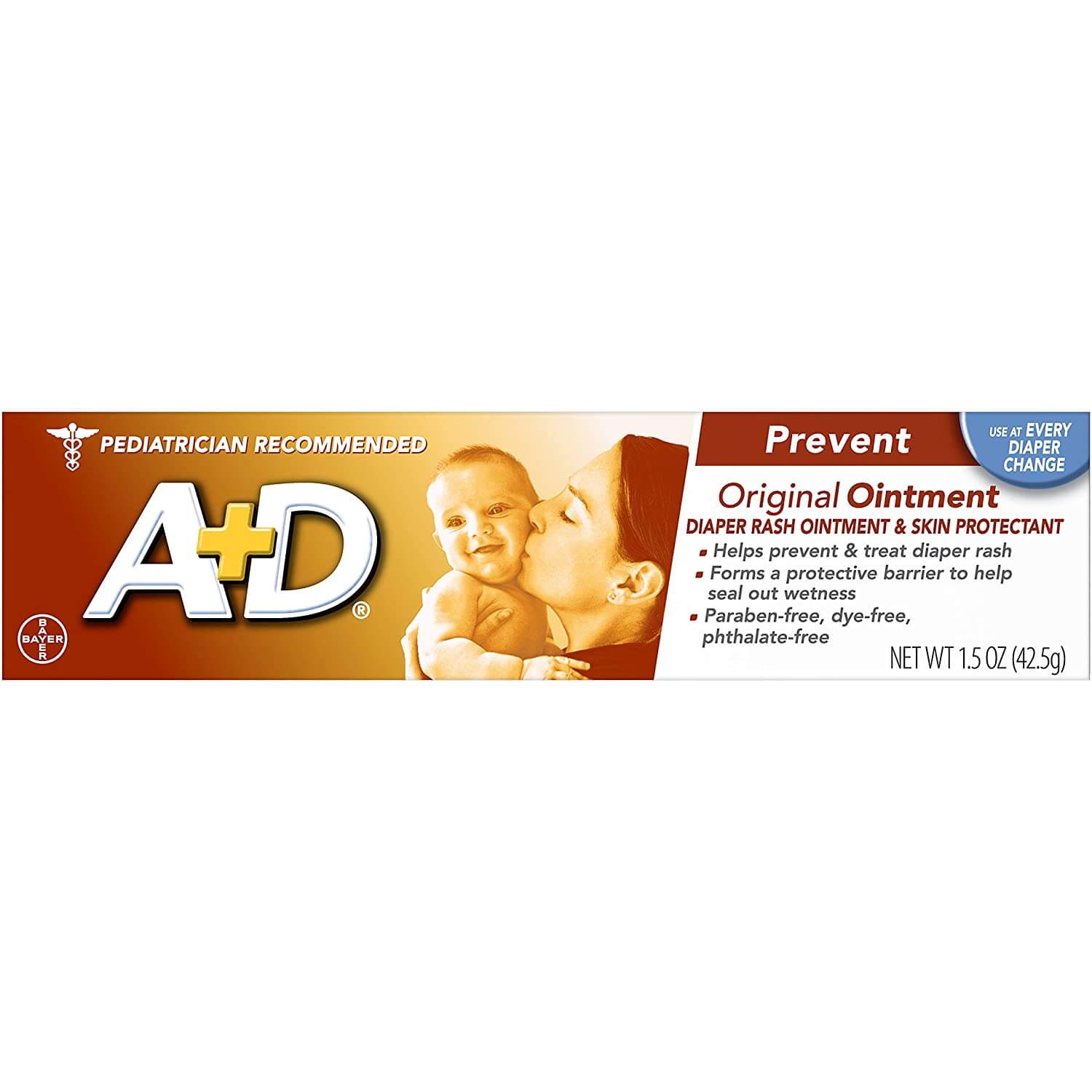 A+D Original Diaper Rash Ointment & Skin Protectant - 113g